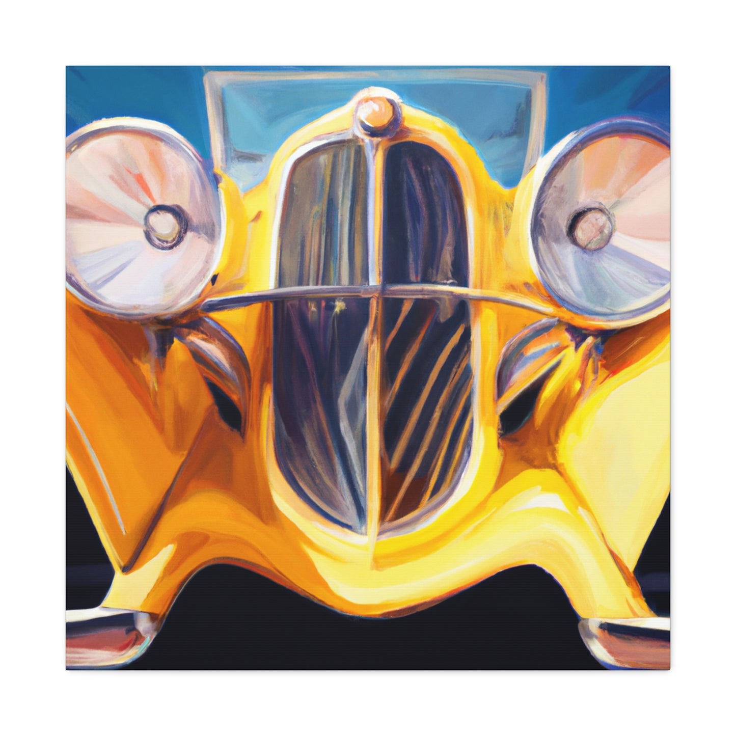 Retro Automobile Dream - Canvas