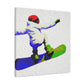 Snowboarding Thrill Ride - Canvas