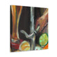 "Bar Taps Impressionisticly" - Canvas