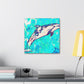 Dolphin Playful Splendor - Canvas