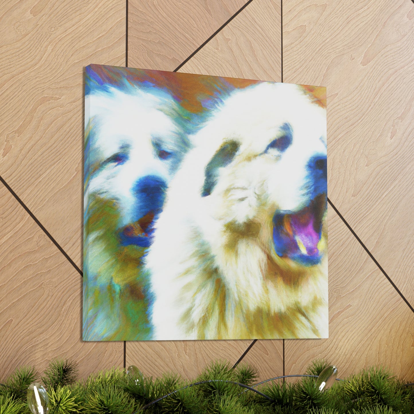 "Great Pyrenees Abstraction" - Canvas