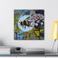 Bumblebee Buzzing Bright - Canvas