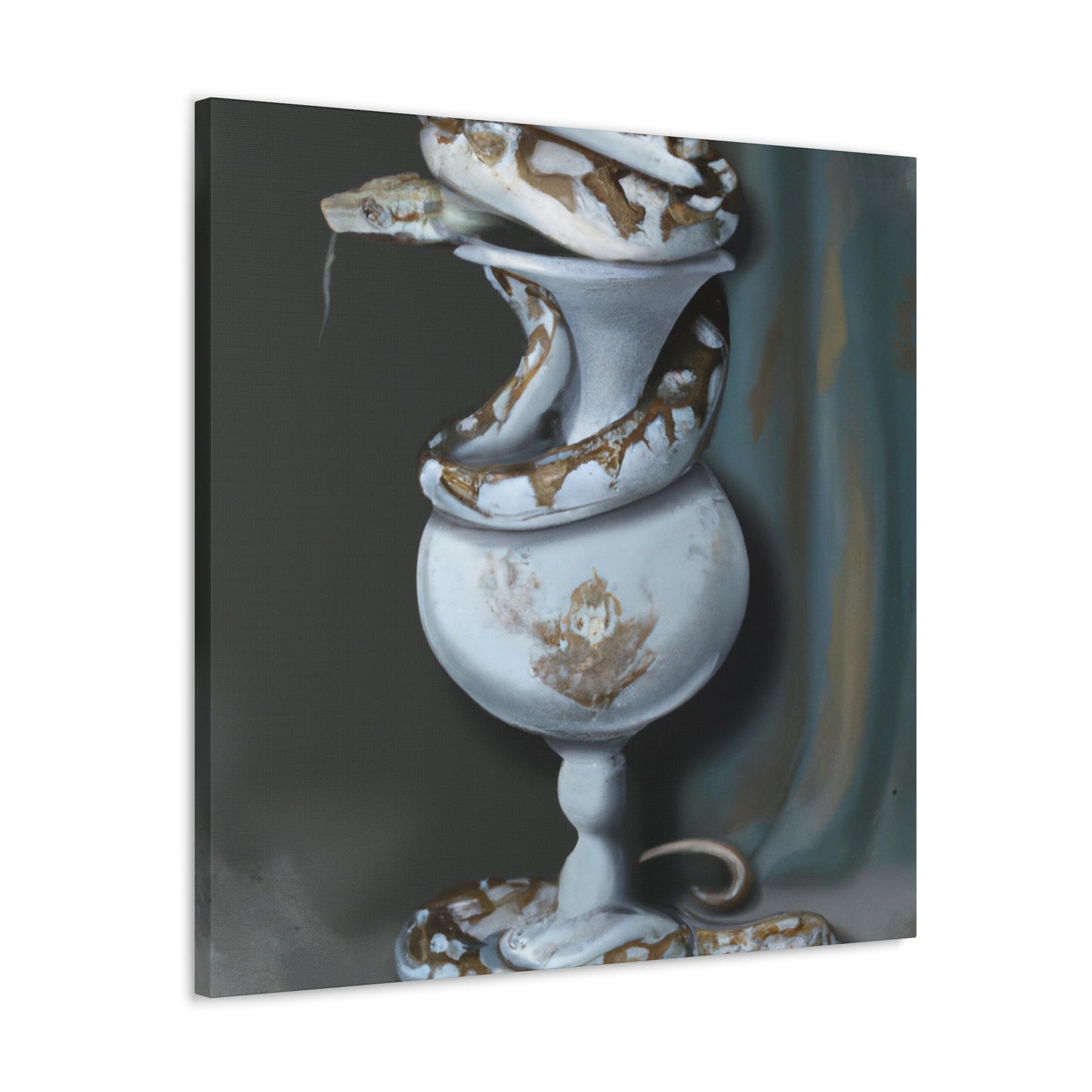 Snake in Splendor. - Canvas