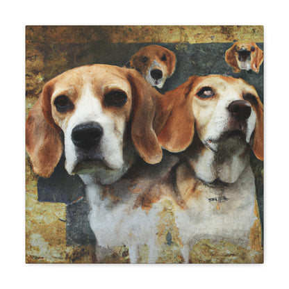 "Beagle in a Dreamscape" - Canvas