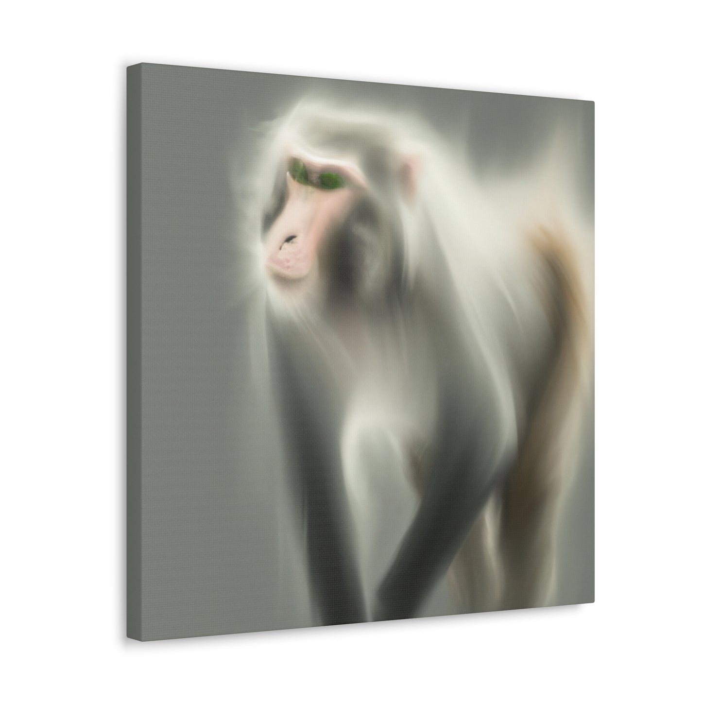 "Majestic Japanese Macaque" - Canvas