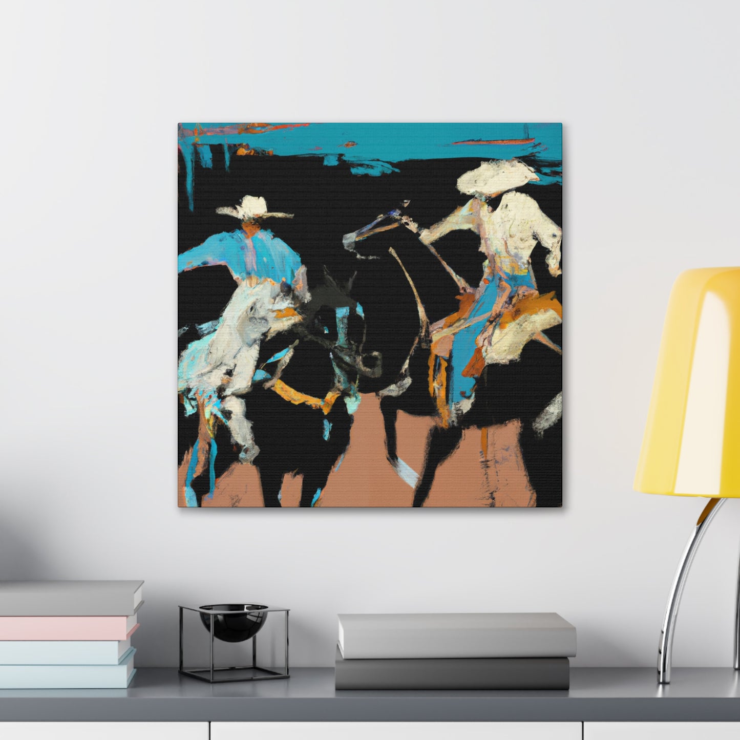 Cowboy Unbridled Freedom - Canvas