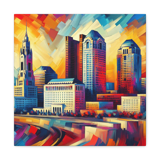 Pulsating Columbus Vortex - Canvas