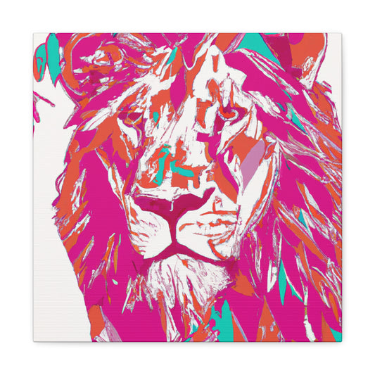 Lion Triumphant Pop Art - Canvas