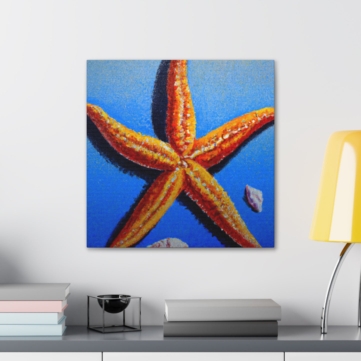 "Starfish Under Moonlight" - Canvas