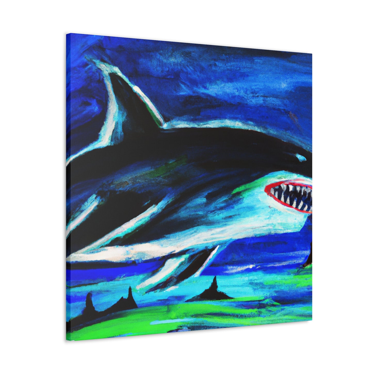 "The Shark Awakens" - Canvas