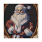 Santa's Rococo Joy - Canvas