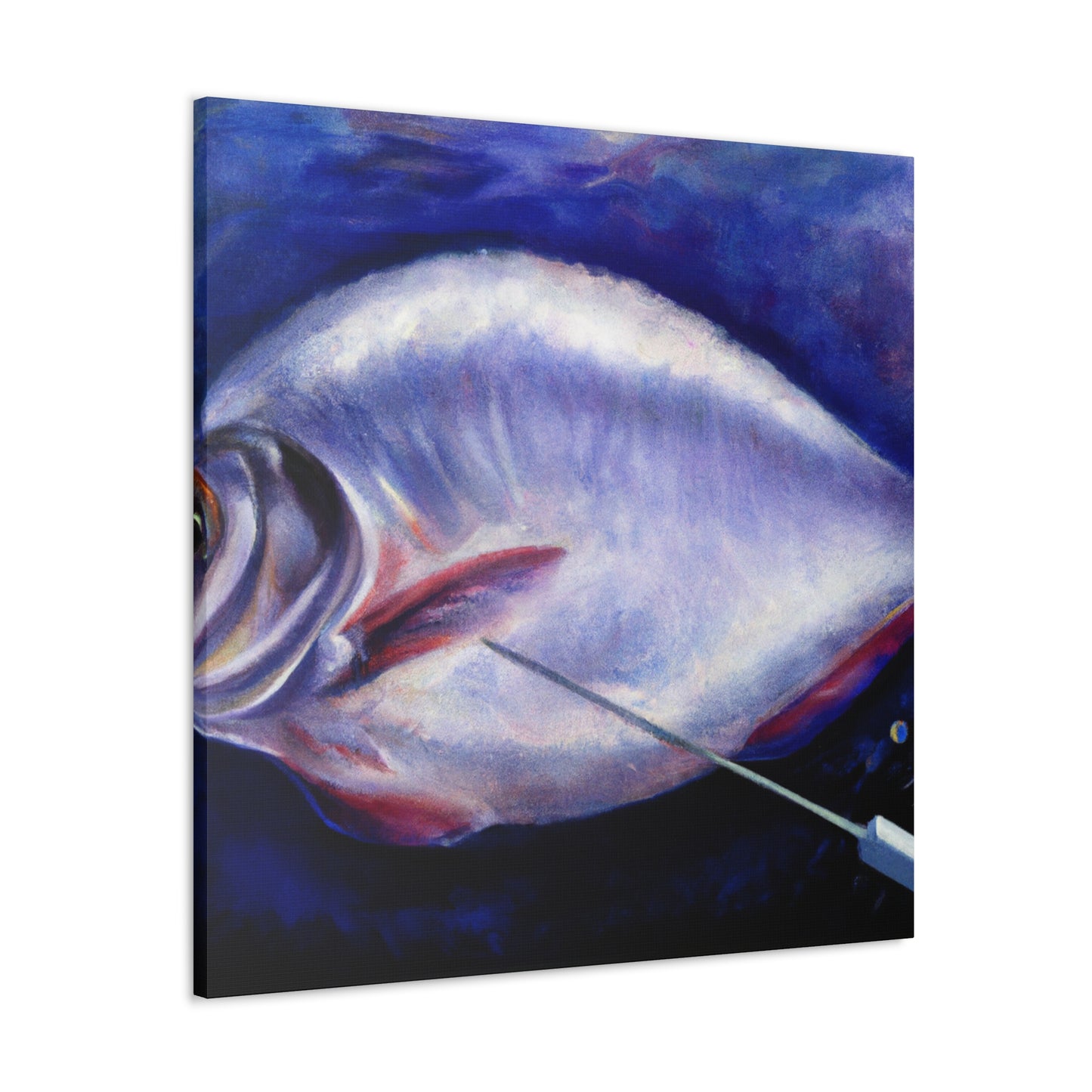 Catching Fish in Color - Canvas