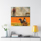 Cowboy on Fence Dream - Canvas