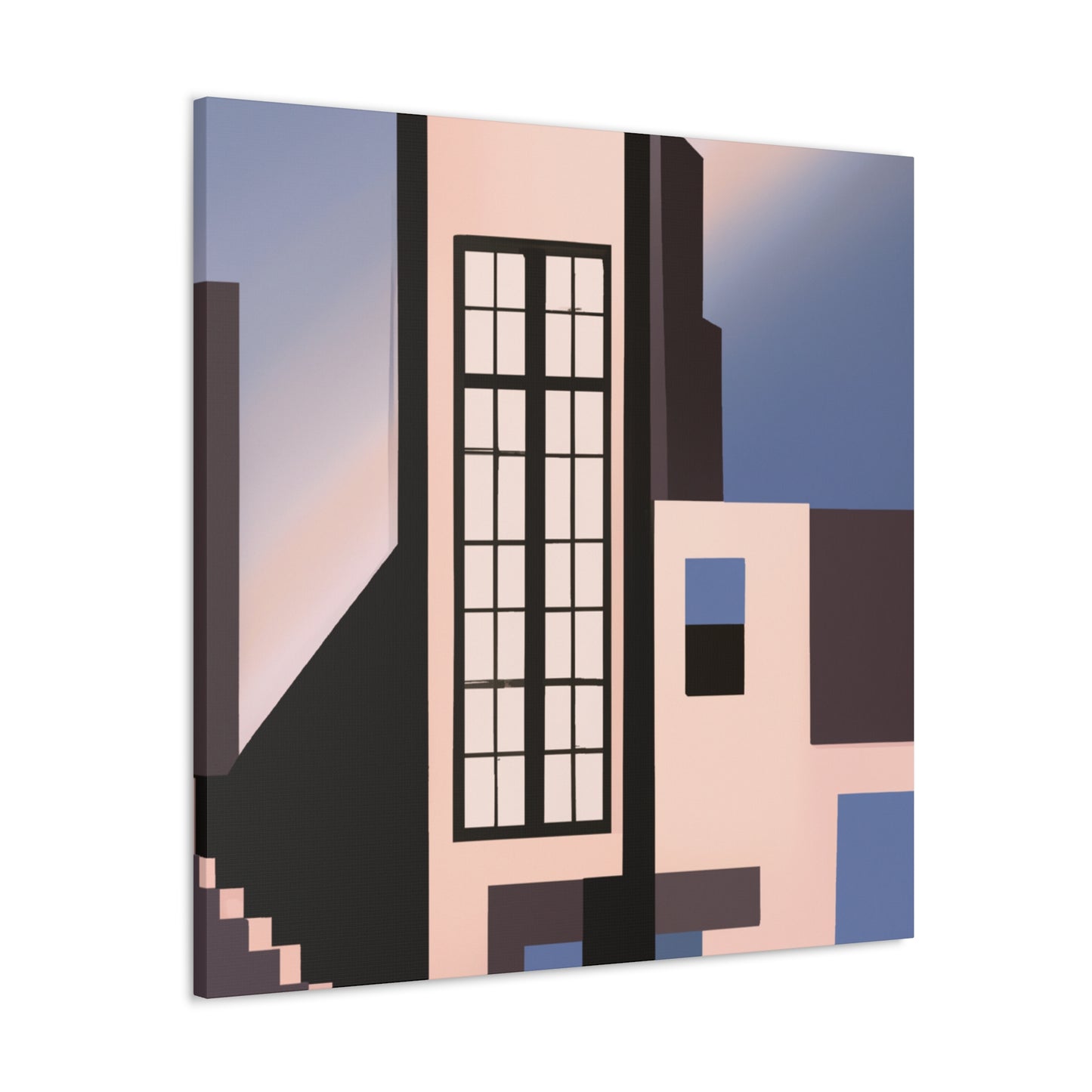 "Minimalist Art Deco Beauty" - Canvas