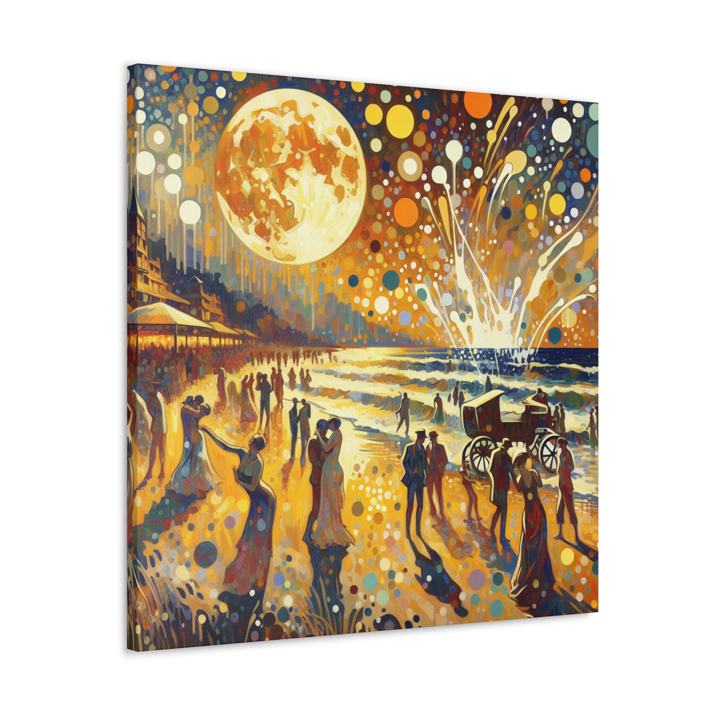 Midnight Seaside Soiree - Canvas