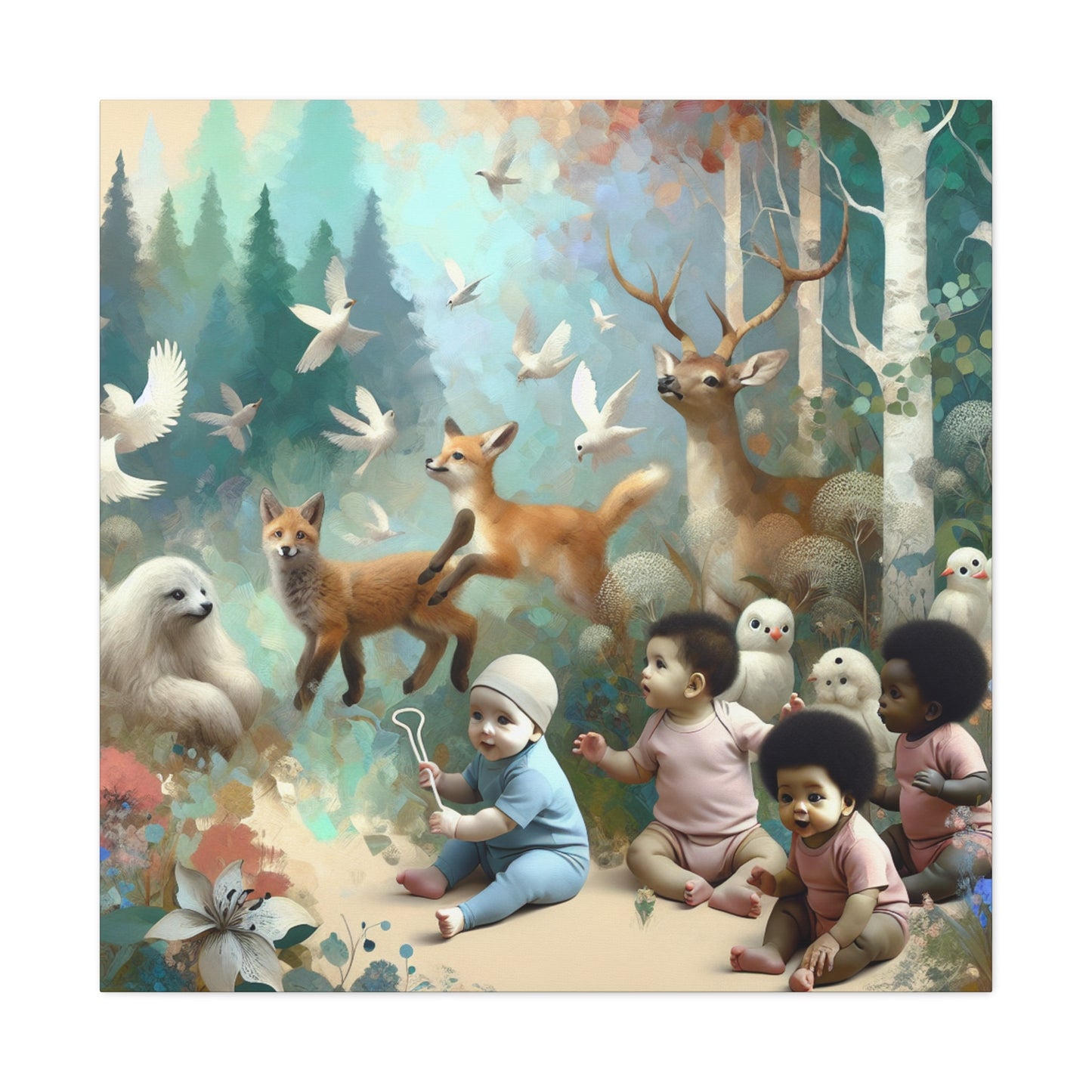 Whispering Woodland Whimsy - Canvas