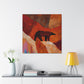 "Brown Bear Expressionism" - Canvas