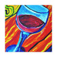 "Glorious Wine Glass Beauty" - Canvas