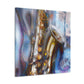 "Saxophone in Dreamscape". - Canvas