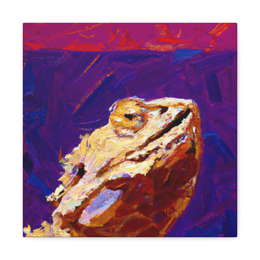 "Bearded Dragon Charm" - Canvas