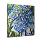 "Hydrangea in Abstraction" - Canvas