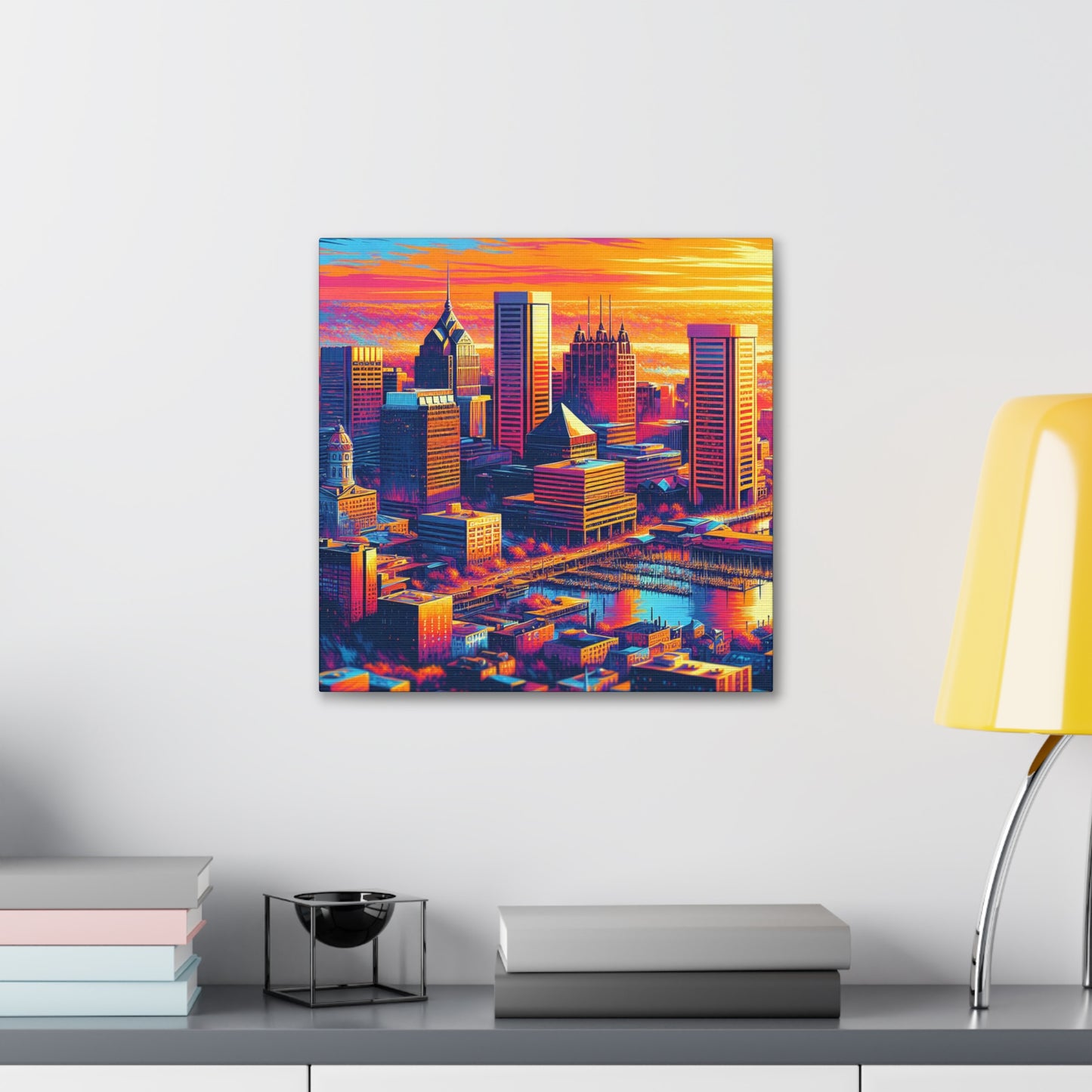 "Baltimore's Timeless Urban Chorus" - Canvas