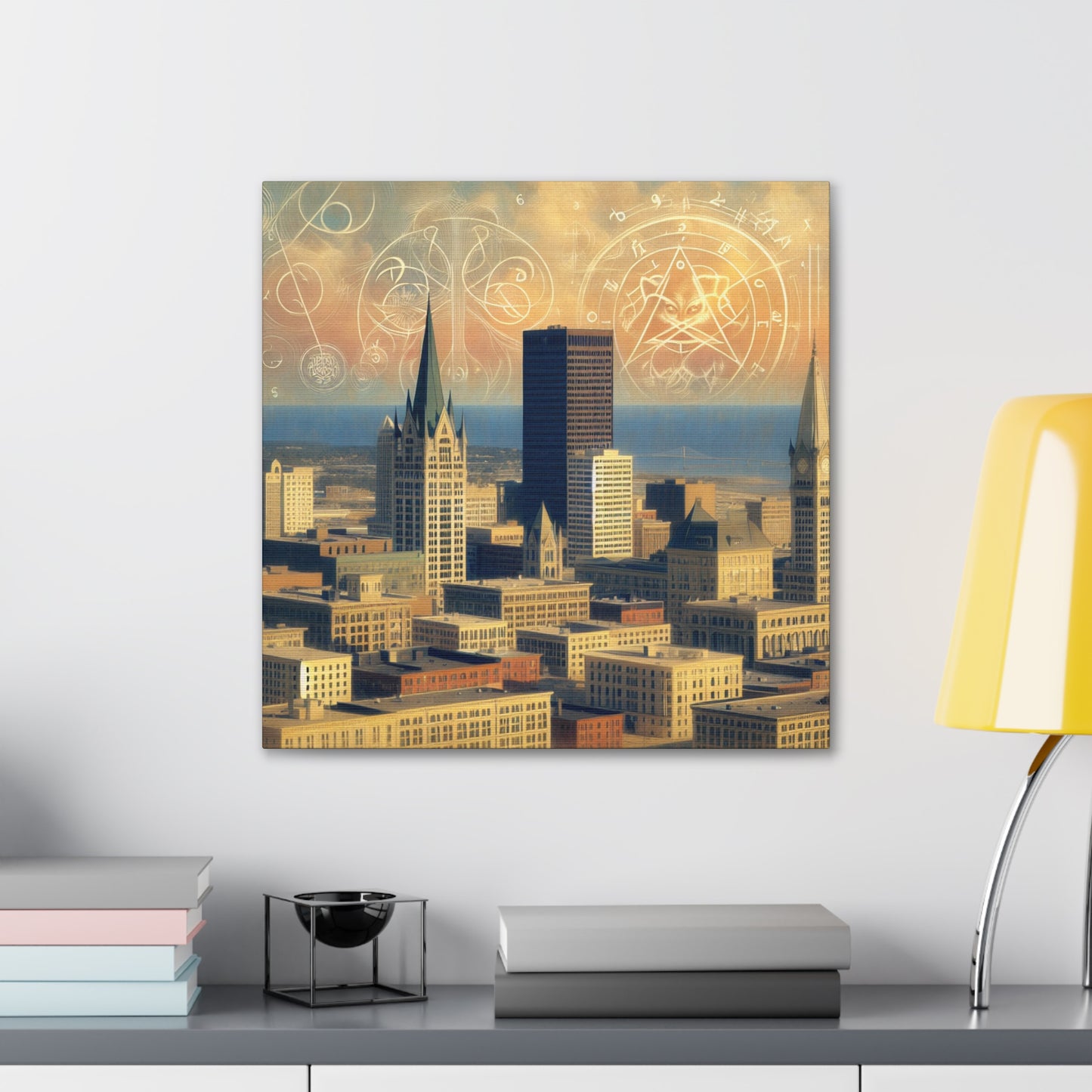 "Serene Streets of Milwaukee" - Canvas