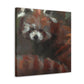 "A Red Panda Slumber" - Canvas