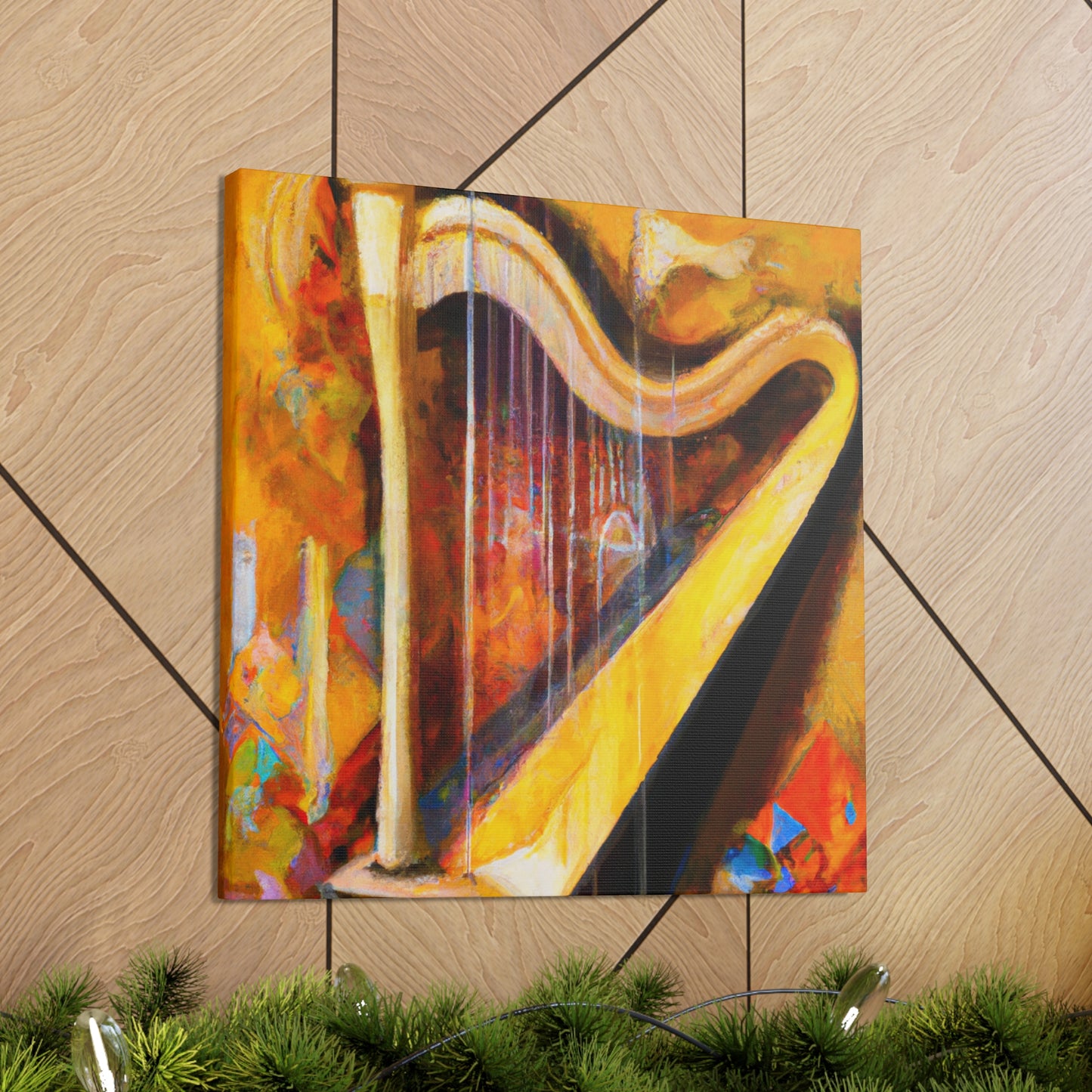 "Harp in Harmony" - Canvas