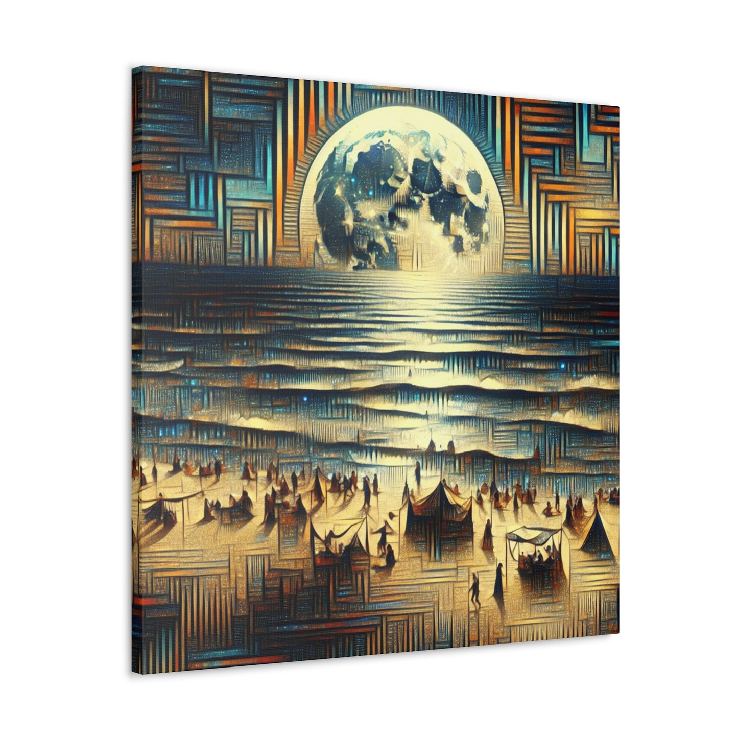 Celestial Nocturnal Revelry - Canvas