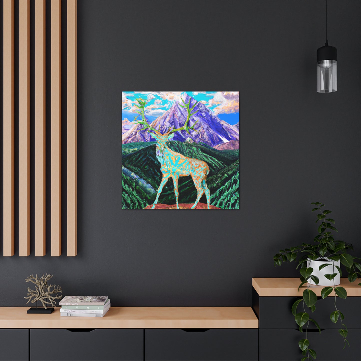 Deer in Dreamland - Canvas