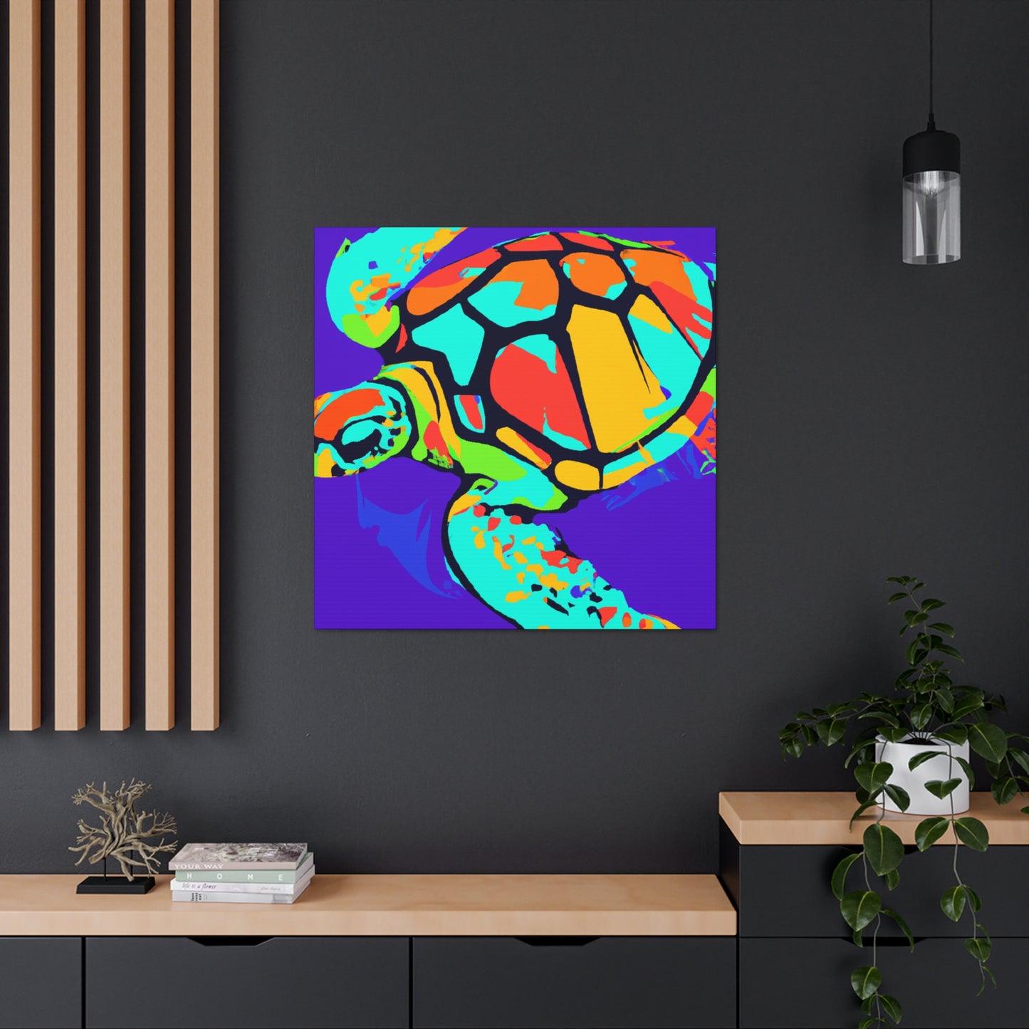 Sea Turtle Pop Brilliance - Canvas