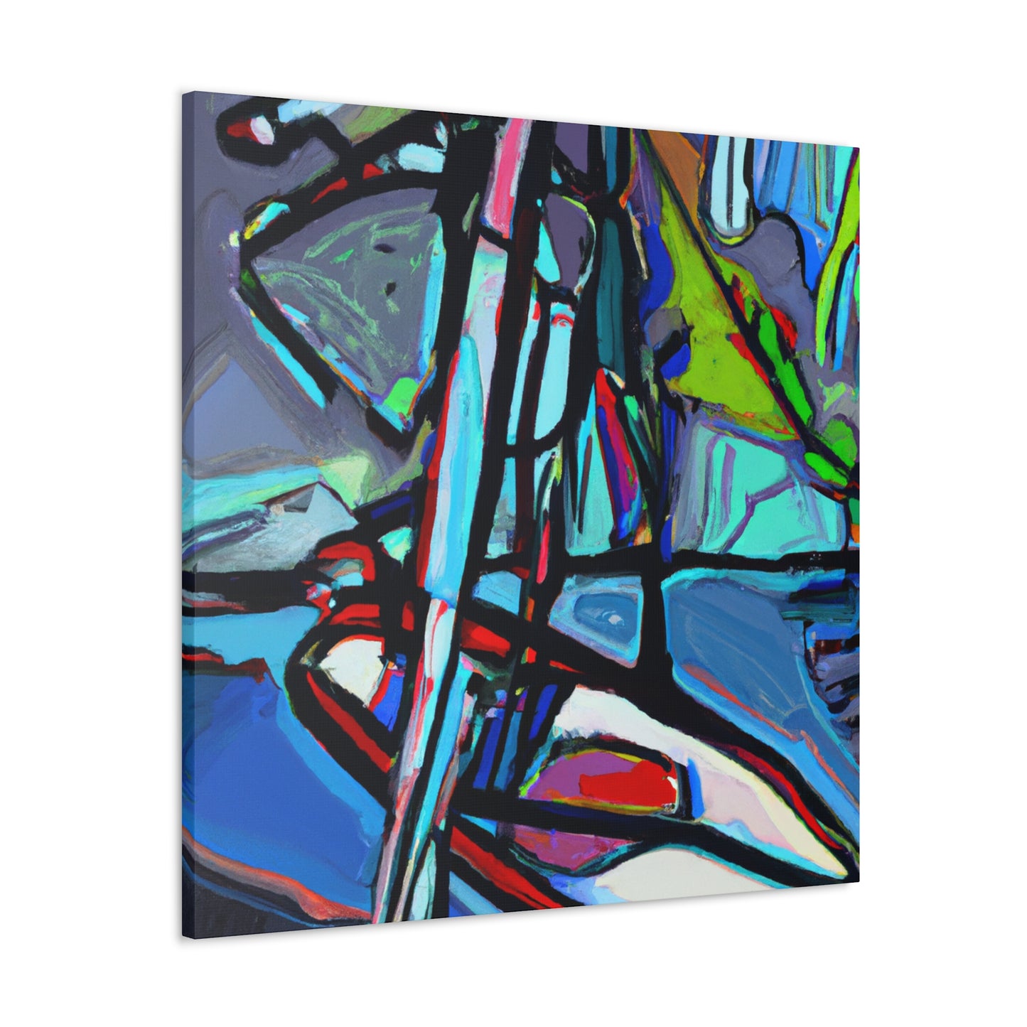 "Paddle Board Reflection" - Canvas