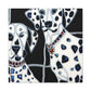 "Dalmatian in Deco." - Canvas