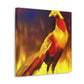 "Golden Pheasant Dance" - Canvas