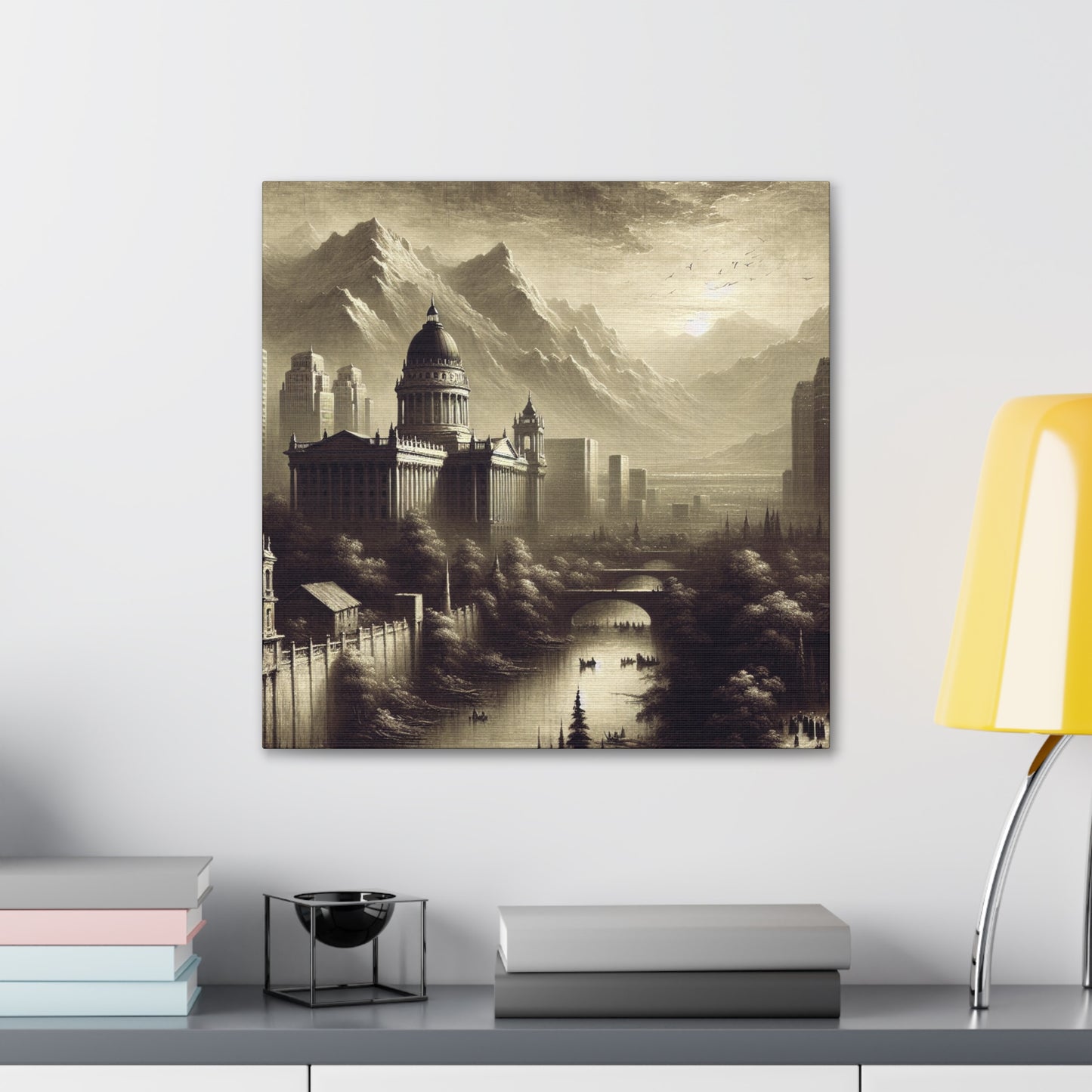 "Enchanting Vistas Unveiled" - Canvas