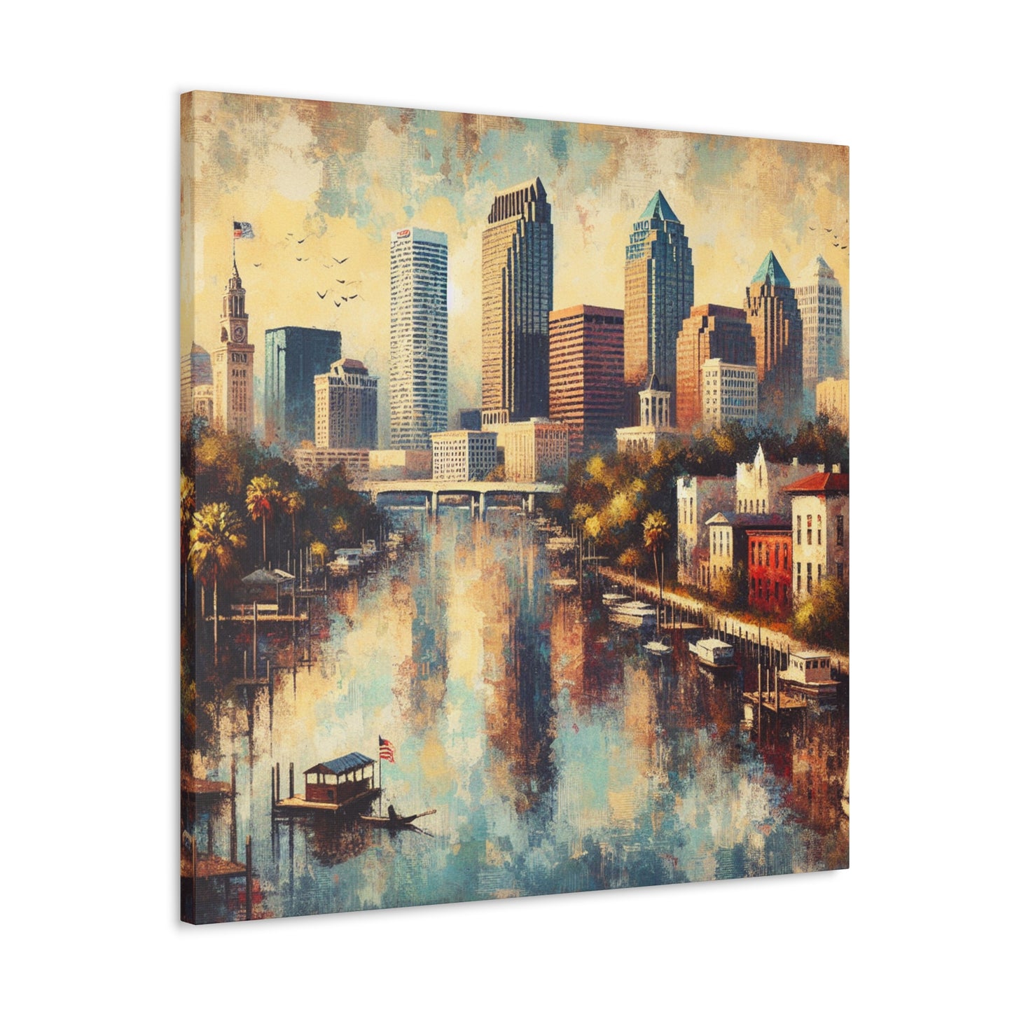 "The Dynamic Tampa Dreamscape" - Canvas