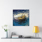 "Dinghy Sails Afloat" - Canvas