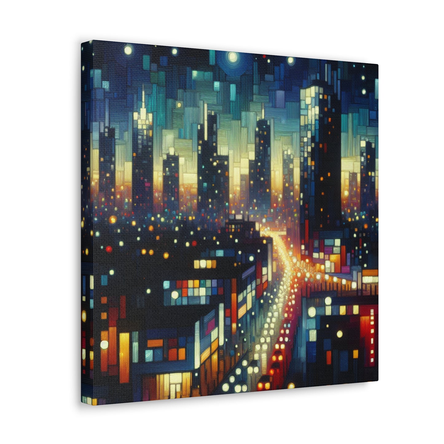 "Nightscape Luminescence" - Canvas