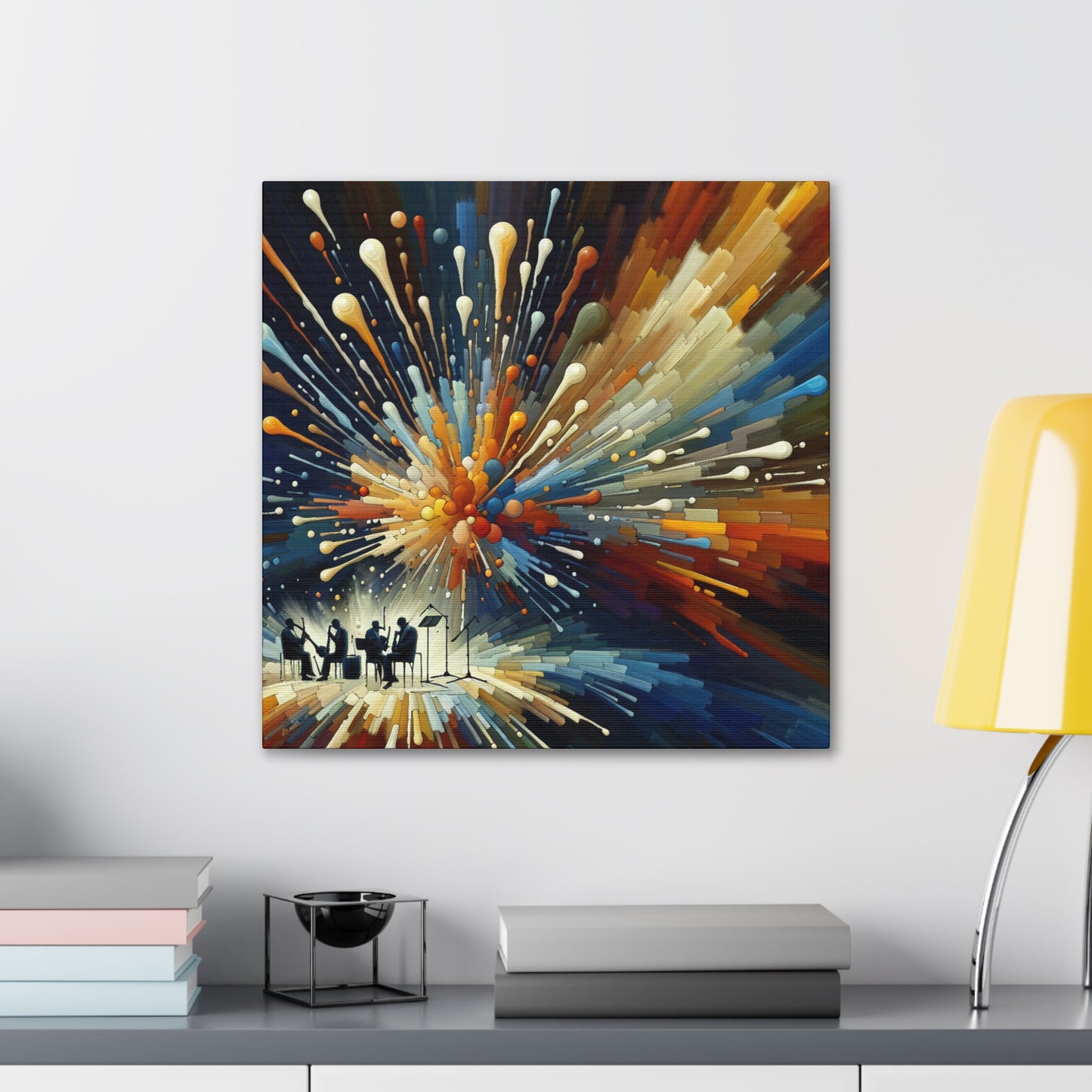 Rhythmic Night Reverie - Canvas