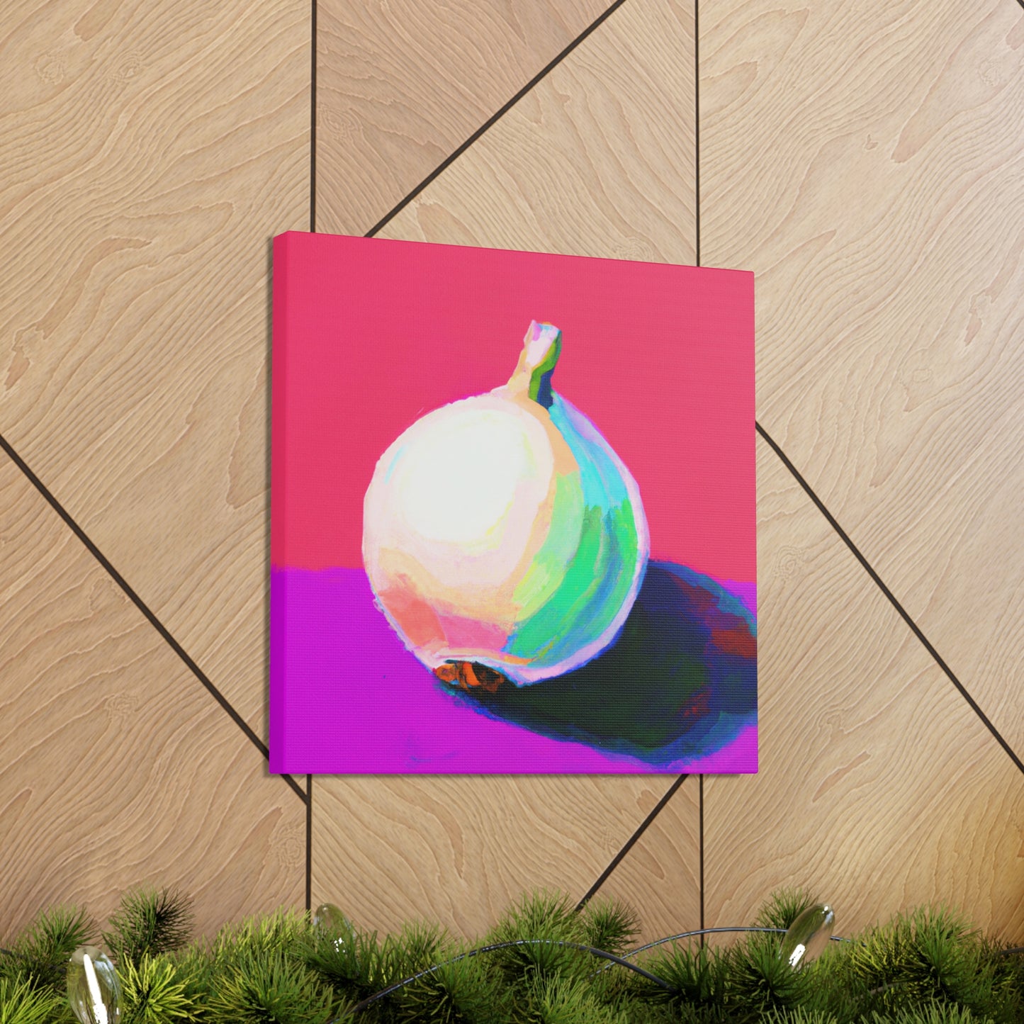 Onion Minimalism Art - Canvas