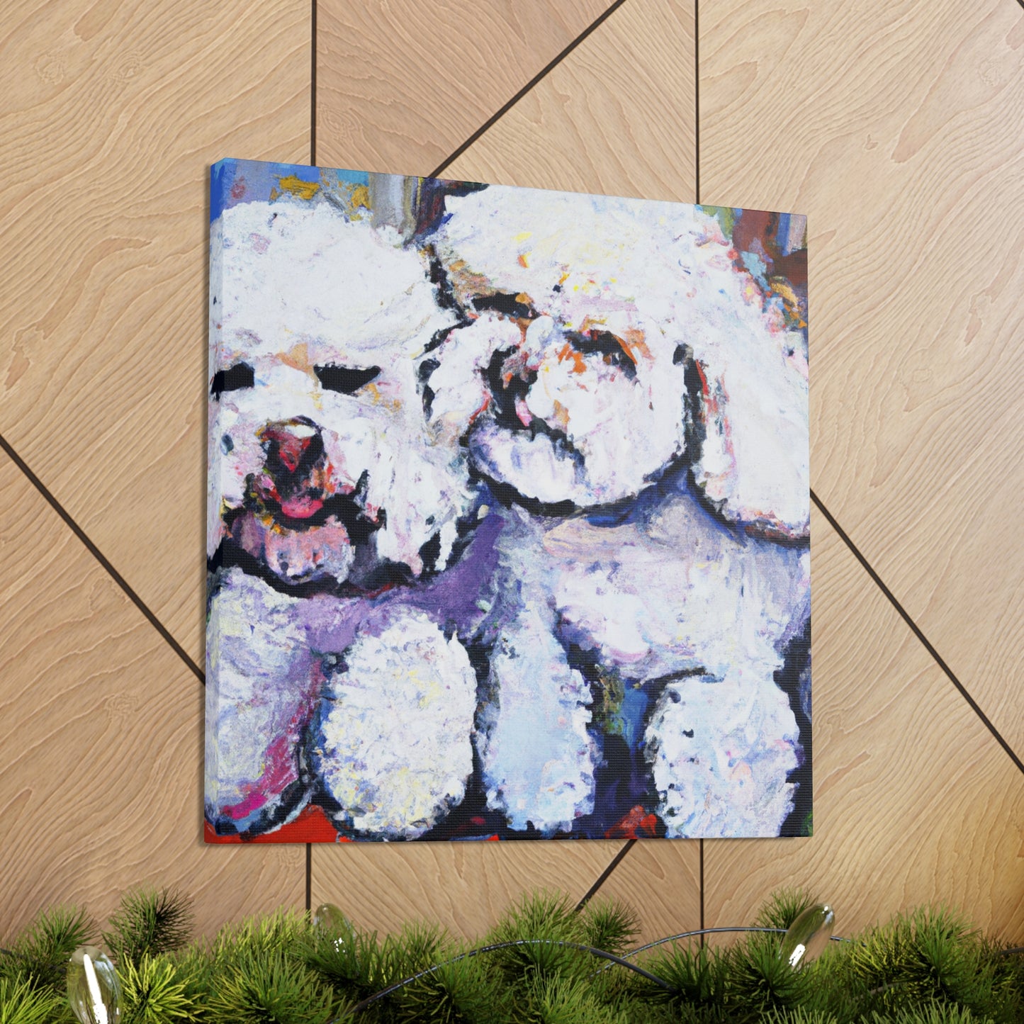 Bichon Frise Impressionism - Canvas