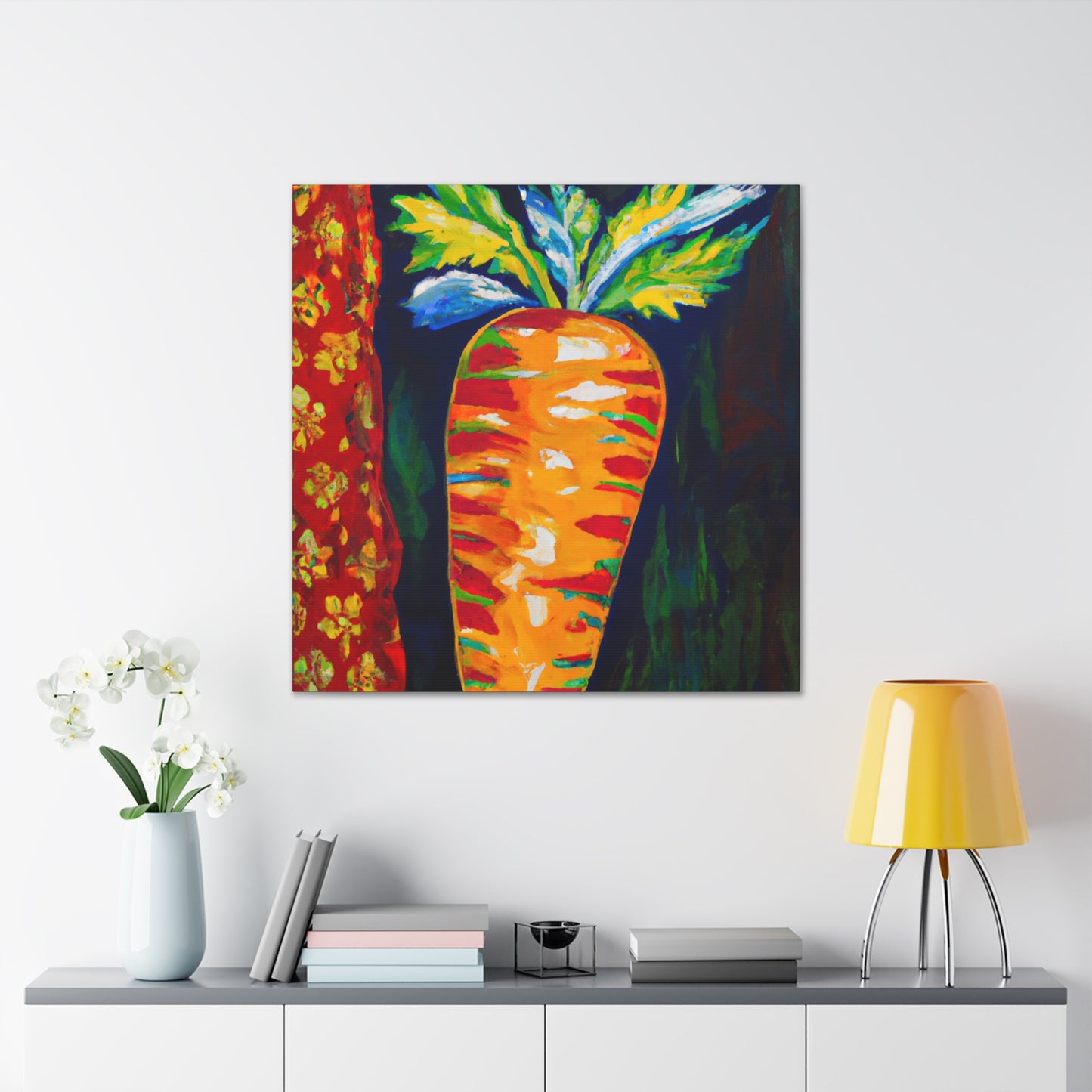 "Carrot in Baroque" - Canvas