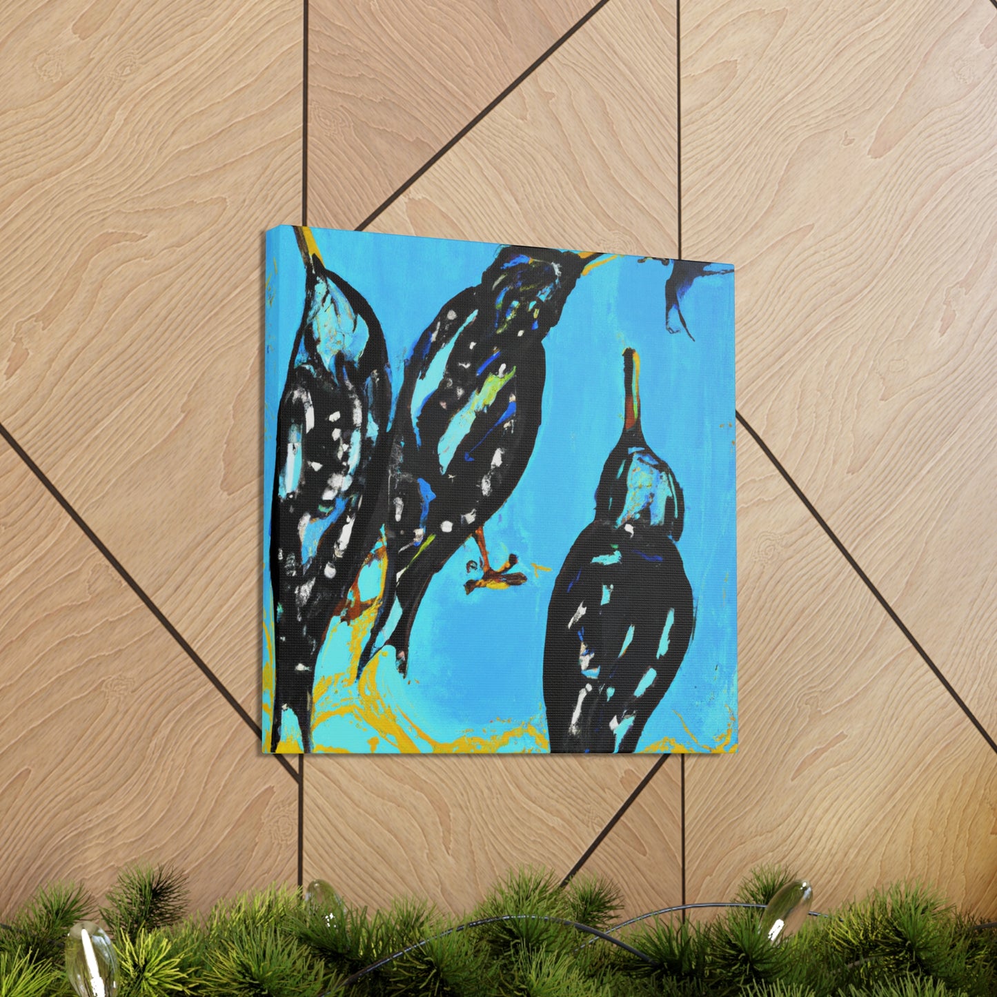 "Starling's Surreal Escape" - Canvas