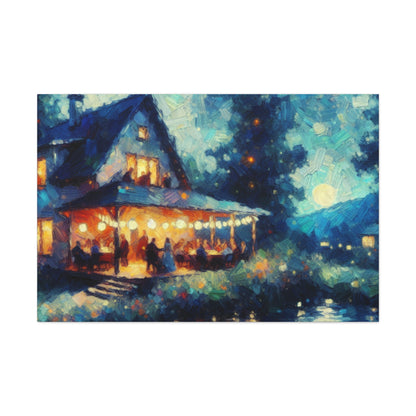 Dreamy Festive Gathering - Canvas