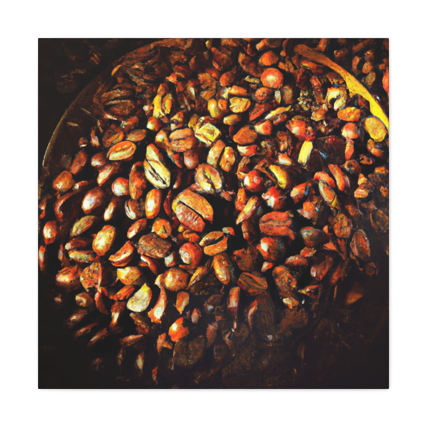 Coffee Beans Harvested - Canvas