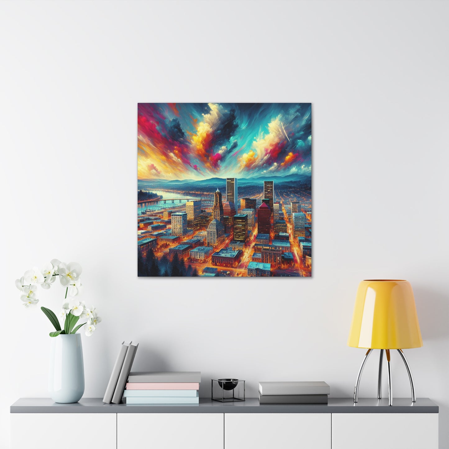 "Pristine Portland Pinnacle" - Canvas