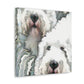 "Old English Sheepdog Dreaming" - Canvas