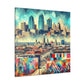 "Midwest Metropolis Mosaic" - Canvas