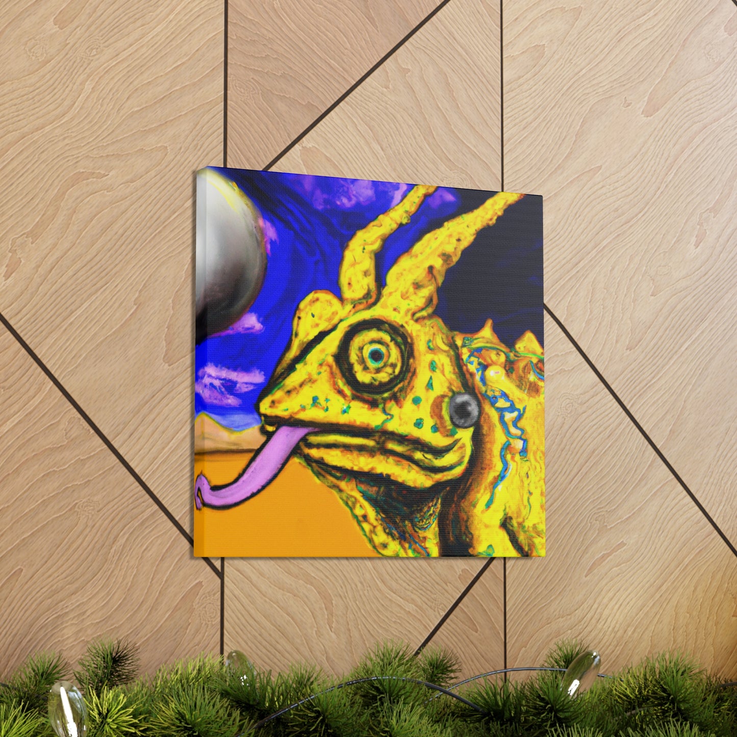 "Horned Lizard Fantasy Dream" - Canvas